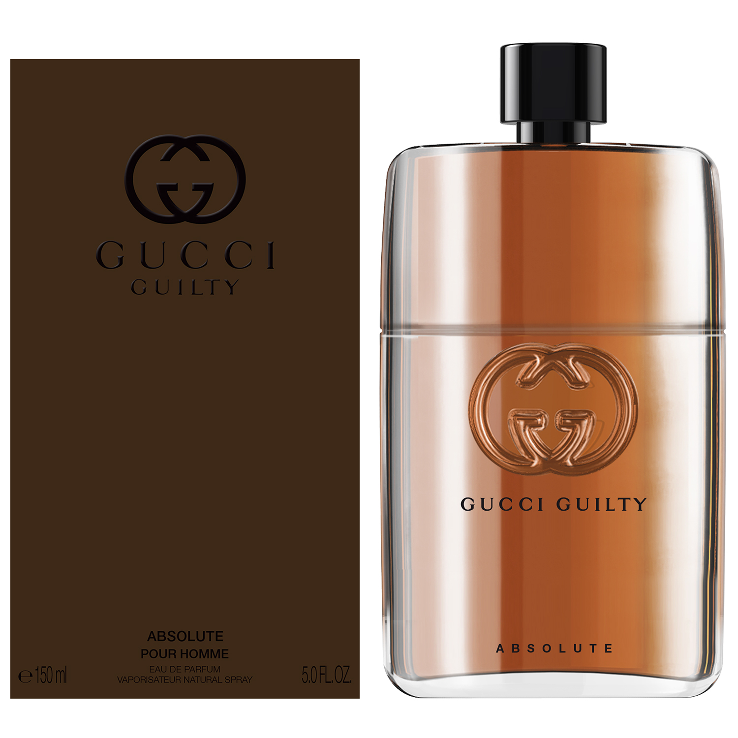 GUCCI GUILTY ABSOLUTE POUR HOMME 150ML BOTTLE AND BOX-8005610344218