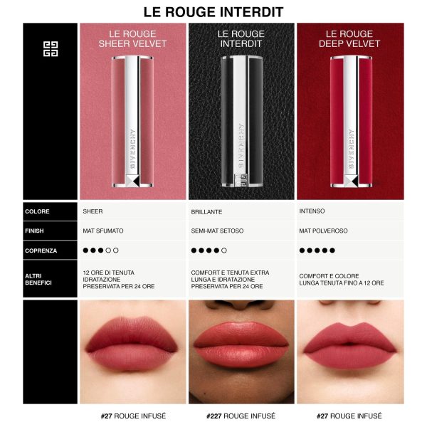 GIVENCHY - Le Rouge Interdit Intense Silk - immagine 4