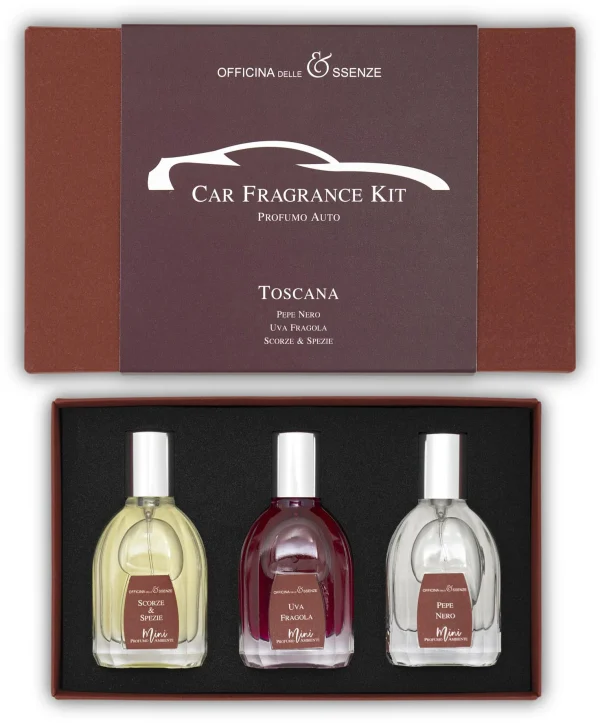 OFFICINA DELLE ESSENZE - Toscana Car Fragrance kit